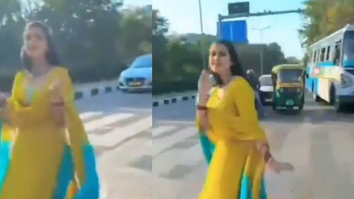 Dance Reel: ട്രാഫിക് മുടക്കി പൊലീസുകാരന്റെ ഭാര്യയുടെ റീല്‍സ് ചിത്രീകരണം; കോണ്‍സ്റ്റബിളിന് സസ്‌പെന്‍ഷന്‍-വിഡിയോ