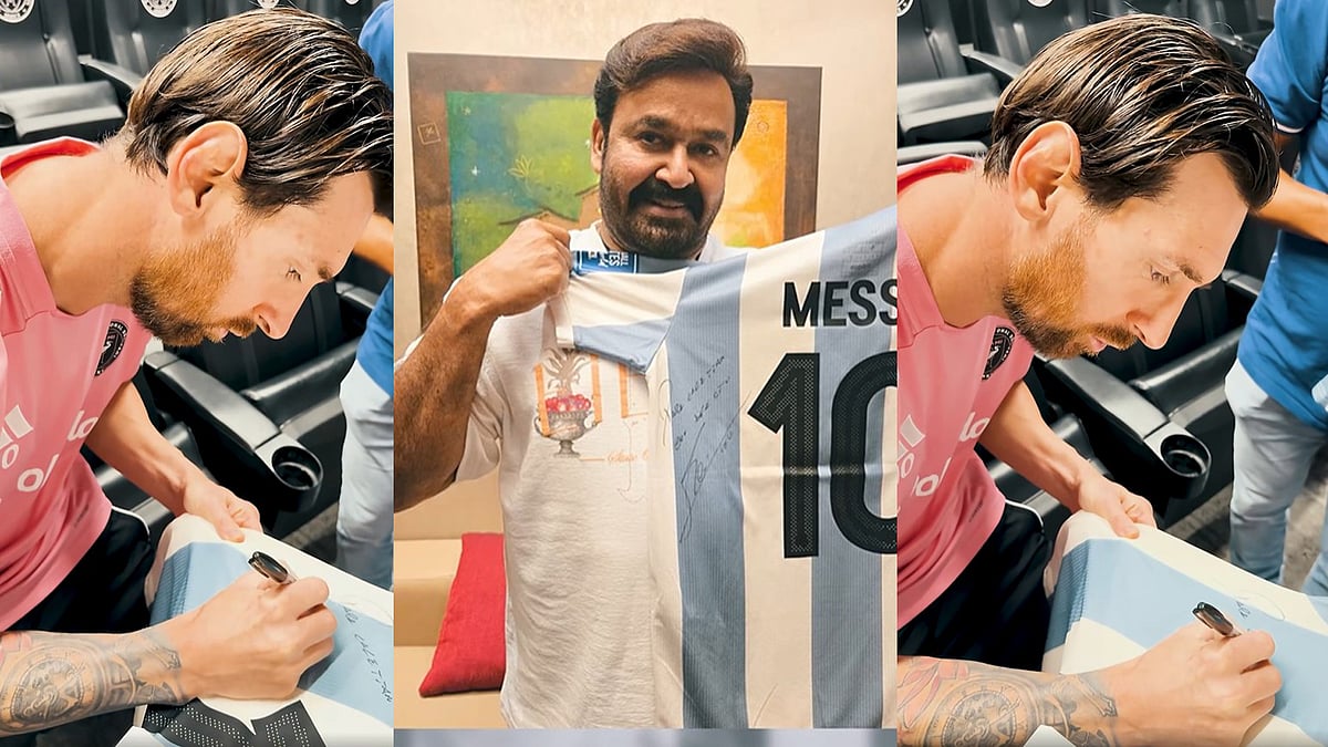 'ചില നിമിഷങ്ങൾ വാക്കുകൾക്കും അപ്പുറമാണ്'; മെസിയുടെ കയ്യൊപ്പ് പതിഞ്ഞ ജേഴ്സിയുമായി മോഹൻലാൽ