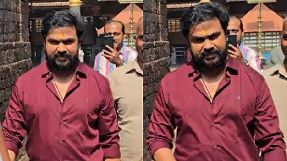ദിലീപ് രാജരാജേശ്വരി ക്ഷേത്രത്തില്‍ ദര്‍ശനം നടത്തി; പൊന്നുംകുടം വഴിപാടായി സമര്‍പ്പിച്ചു