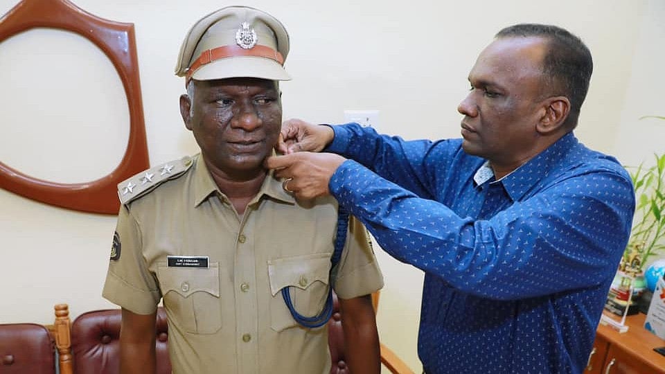 സുവർണ സംഘത്തിലെ അവസാന കണ്ണിയും പടിയിറങ്ങി; പിറന്നാൾ ദിവസം ഐഎം വിജയന് പൊലീസിൽ നിന്നു യാത്രയയപ്പ്