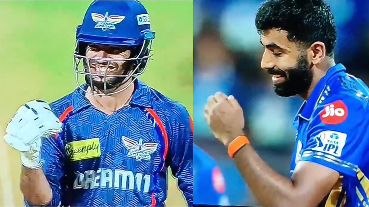 ബുംറയെ സിക്‌സര്‍ തൂക്കി ബിഷ്‌ണോയിയുടെ ആഘോഷം, മൈതാനത്ത് ചിരിപൊട്ടി, വിഡിയോ 