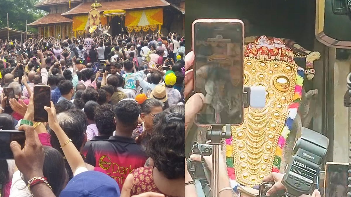 പൂരപ്രേമികളുടെ ആവേശം വാനോളം, തെക്കേ ഗോപുരനട തുറന്നു; വിളംബരം കുറിച്ച് എറണാകുളം ശിവകുമാര്‍- വിഡിയോ  