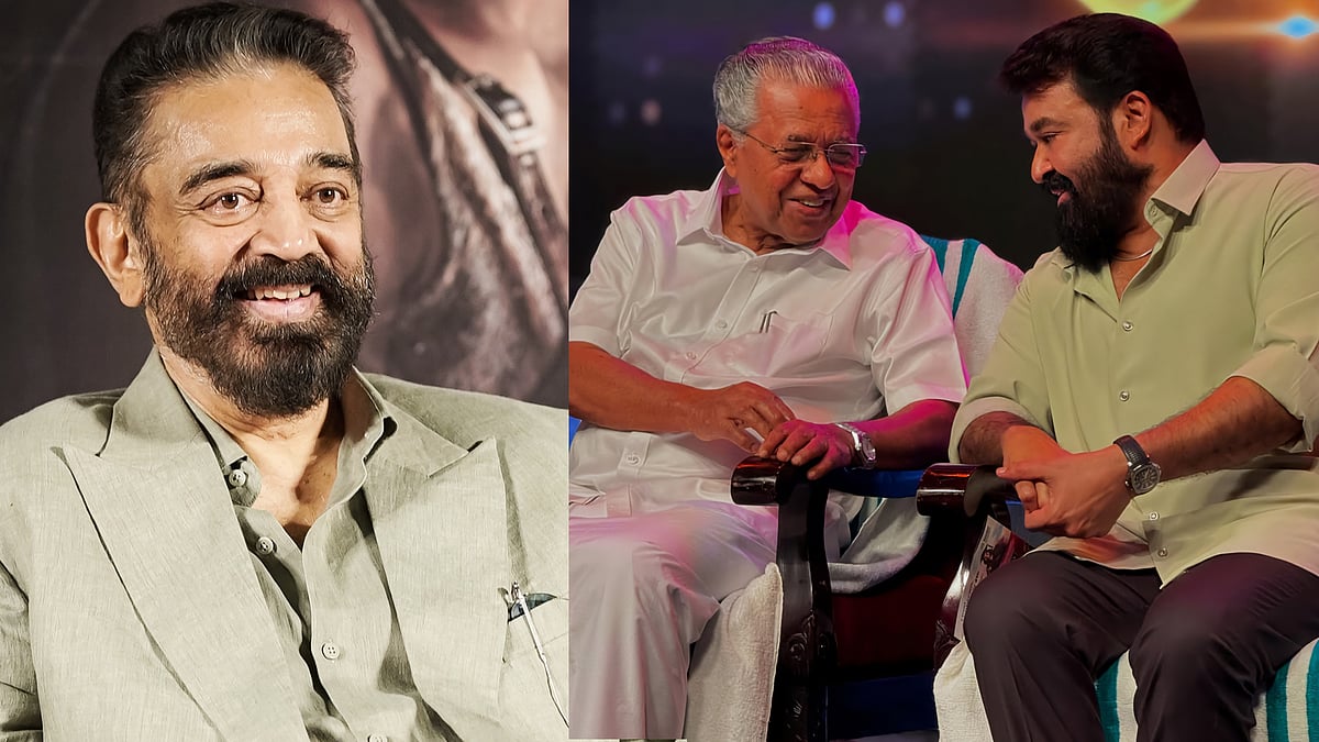 മുഖ്യമന്ത്രിക്കു പിറന്നാൾ ആശംസകൾ നേർന്ന് കമൽ ഹാസനും മോഹൻലാലും