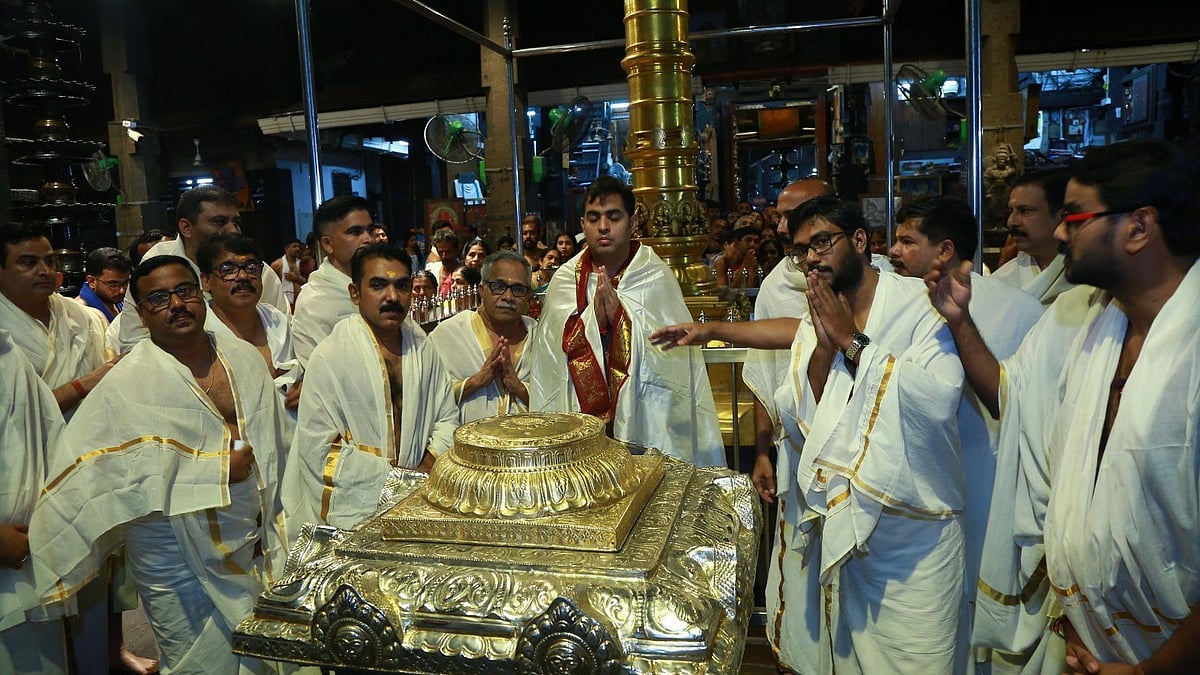 ഗുരുവായൂര്‍ ക്ഷേത്രത്തില്‍ ദര്‍ശനം നടത്തി ആകാശ് അംബാനി