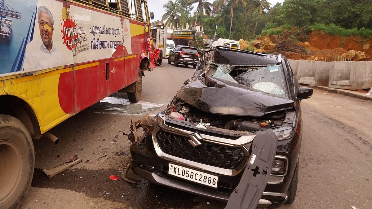 അടിമാലിയിൽ  കാറും കെഎസ് ആര്‍ടിസി ബസും  കൂട്ടിയിടിച്ചു; ഒരാൾക്ക് ഗുരുതര പരിക്ക്  