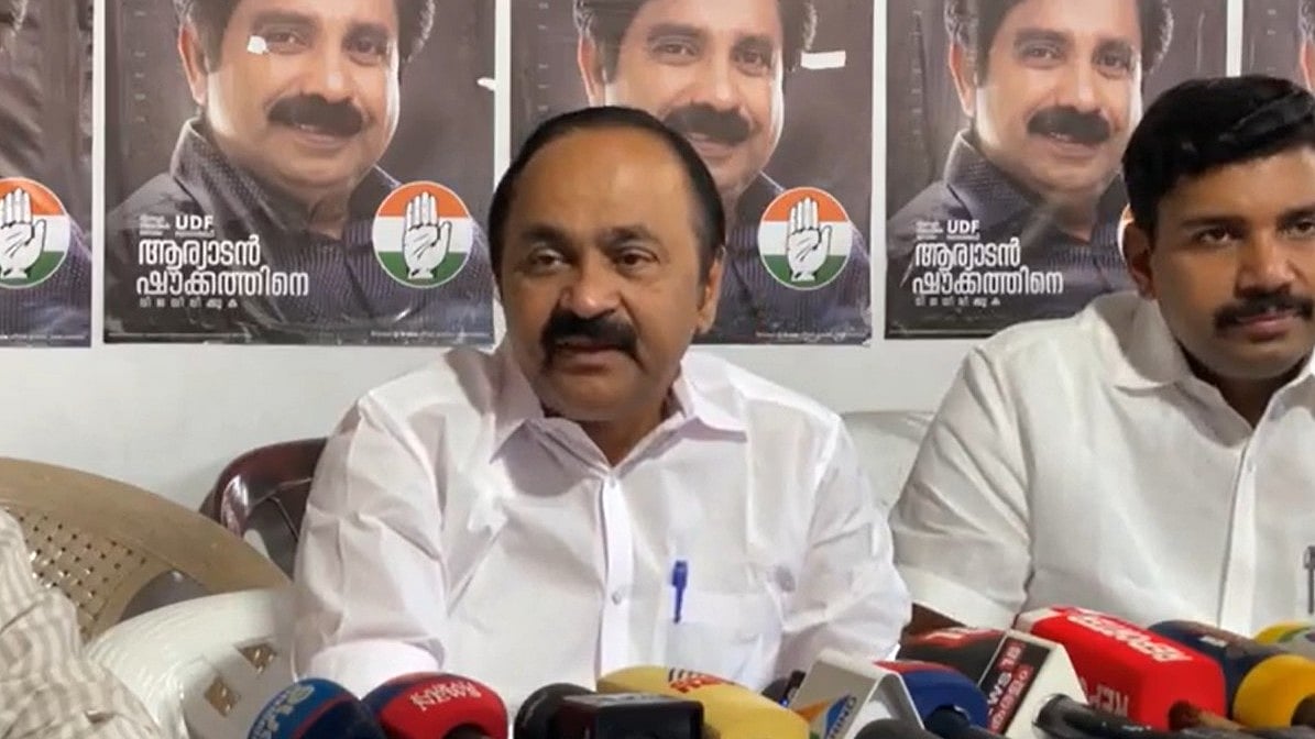 'ഞങ്ങളെ പിന്തുണയ്ക്കുമ്പോള്‍ മതേതരവാദികള്‍, യുഡിഎഫിനൊപ്പമെങ്കില്‍ വര്‍ഗീയ പാര്‍ട്ടി; സിപിഎമ്മിന്റേത് ഇരട്ടത്താപ്പ്': വി ഡി സതീശന്‍