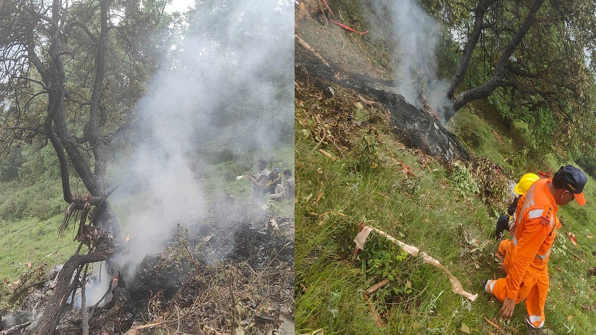 ഉത്തരാഖണ്ഡ് ഹെലികോപ്റ്റര്‍ അപകടം: കുട്ടി ഉൾപ്പെടെ ഏഴുപേർ മരിച്ചു