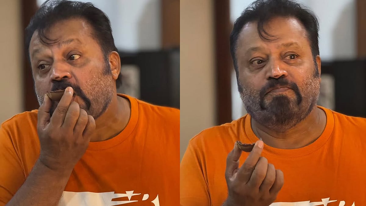 'സുരയ്ക്ക് എല്ലാവരോടും സ്നേഹമാണ്'; സ്വയം ട്രോളി സുരേഷ് ഗോപി, മറുപടിയുമായി മകൻ മാധവും