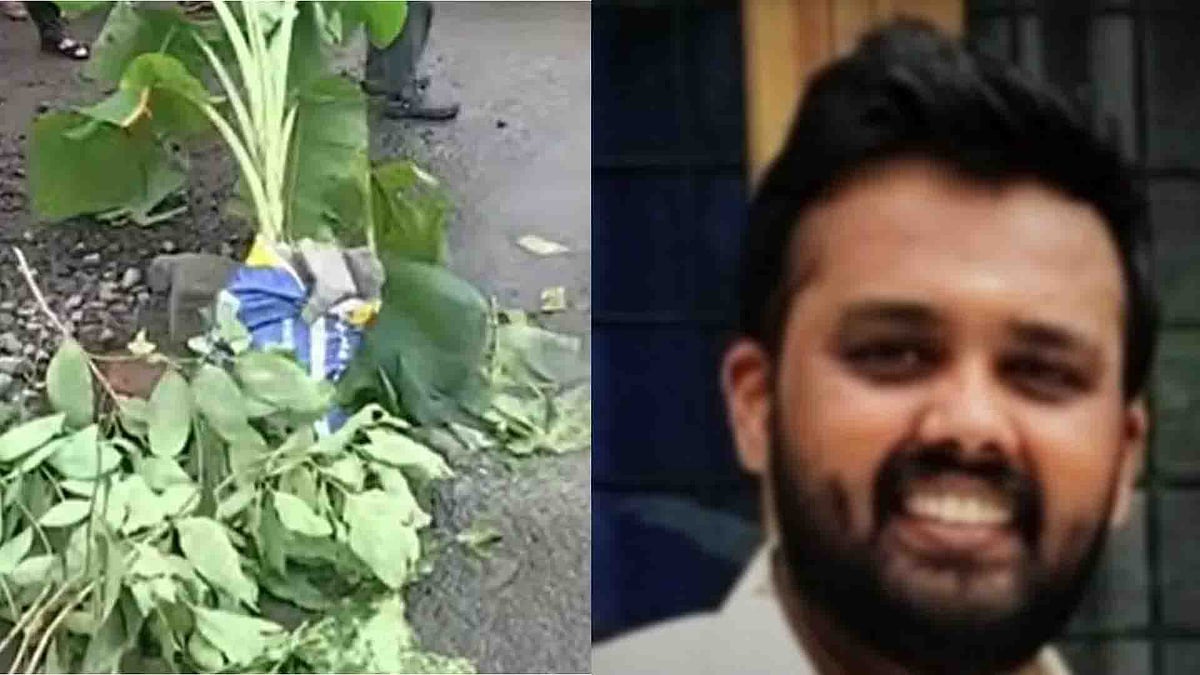 കുഴിയില്‍ വീഴാതിരിക്കാന്‍ ബൈക്ക് വെട്ടിച്ചു; തൃശൂരില്‍  യുവാവ് ബസ് ഇടിച്ച് മരിച്ചു