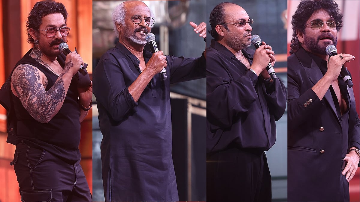 'വിസില് പറക്കട്ടുമേ...'; കൂലി ട്രെയ്‌ലർ ലോഞ്ച് ചിത്രങ്ങൾ
