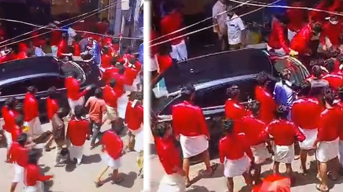 കണ്ണൂരില്‍ ഓണാഘോഷത്തിനിടെ വിദ്യാര്‍ഥികളുടെ കൂട്ടത്തല്ല്, വിഡിയോ