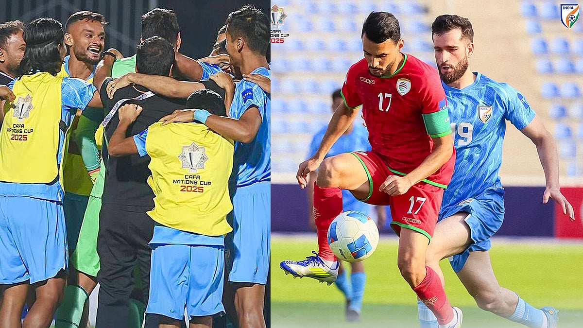 'നീല കടുവകള്‍' ഉണരുന്നു! ചരിത്രത്തിലാദ്യമായി ഒമാനെ വീഴ്ത്തി ഇന്ത്യന്‍ ഫുട്‌ബോള്‍ ടീം; കാഫയില്‍ മൂന്നാം സ്ഥാനം