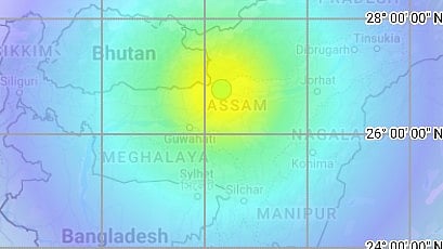 അസമില്‍ ഭൂകമ്പം;  5.8 തീവ്രത