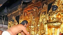 അറ്റകുറ്റപ്പണിയ്ക്ക് കൊണ്ടുപോയ ശബരിമല സന്നിധാനത്തെ സ്വർണപ്പാളികൾ തിരിച്ചെത്തിച്ചു
