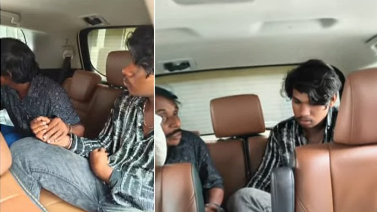 മൂത്രമൊഴിക്കണമെന്ന് ആവശ്യം, പൊലീസ് കസ്റ്റഡിയില്‍ നിന്ന് കൈ വിലങ്ങുമായി പ്രതികള്‍ ചാടിപ്പോയി 