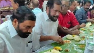 ദേവന് നിവേദിക്കും മുന്‍പേ മന്ത്രിക്ക് സദ്യവിളമ്പി; നിവേദ്യം ദേവന്‍ സ്വീകരിച്ചിട്ടില്ല; പരസ്യമായി പരിഹാര ക്രിയ ചെയ്യണം; കത്തയച്ച് തന്ത്രി