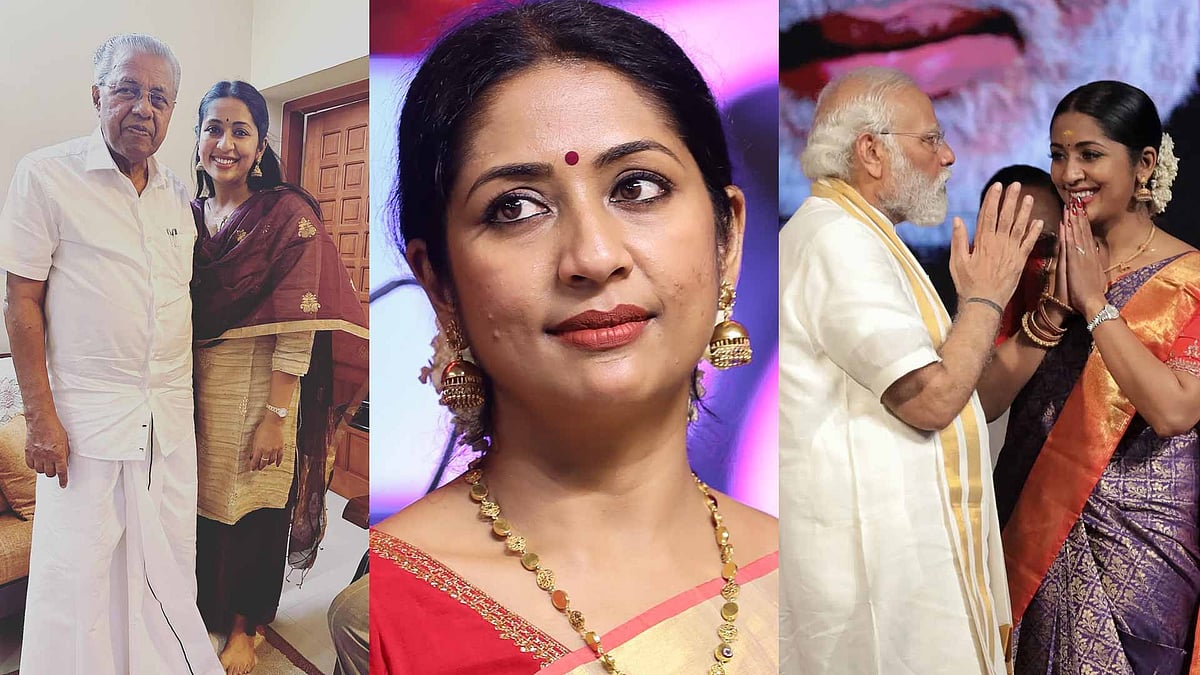 'പിണറായിക്കൊപ്പം ചടങ്ങിലെത്തിയപ്പോള് എന്നെ കമ്മിയാക്കി, മോദിജിയുടെ പരിപാടിയില് നൃത്തം ചെയ്തപ്പോള് സംഘിയായി'