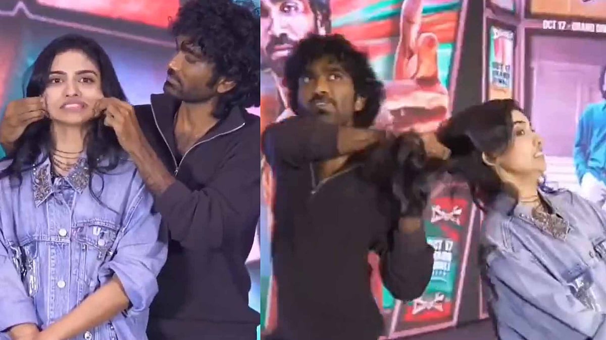  കവിളില്‍ പിടിച്ച് വലിച്ച് പ്രദീപ്; 'ഇത് ക്യൂട്ടല്ലെ'ന്ന് മമിത; എന്താണീ കാണിച്ചു കൂട്ടുന്നത്? മഹാ വെറുപ്പീരെന്ന് സോഷ്യല്‍ മീഡിയ