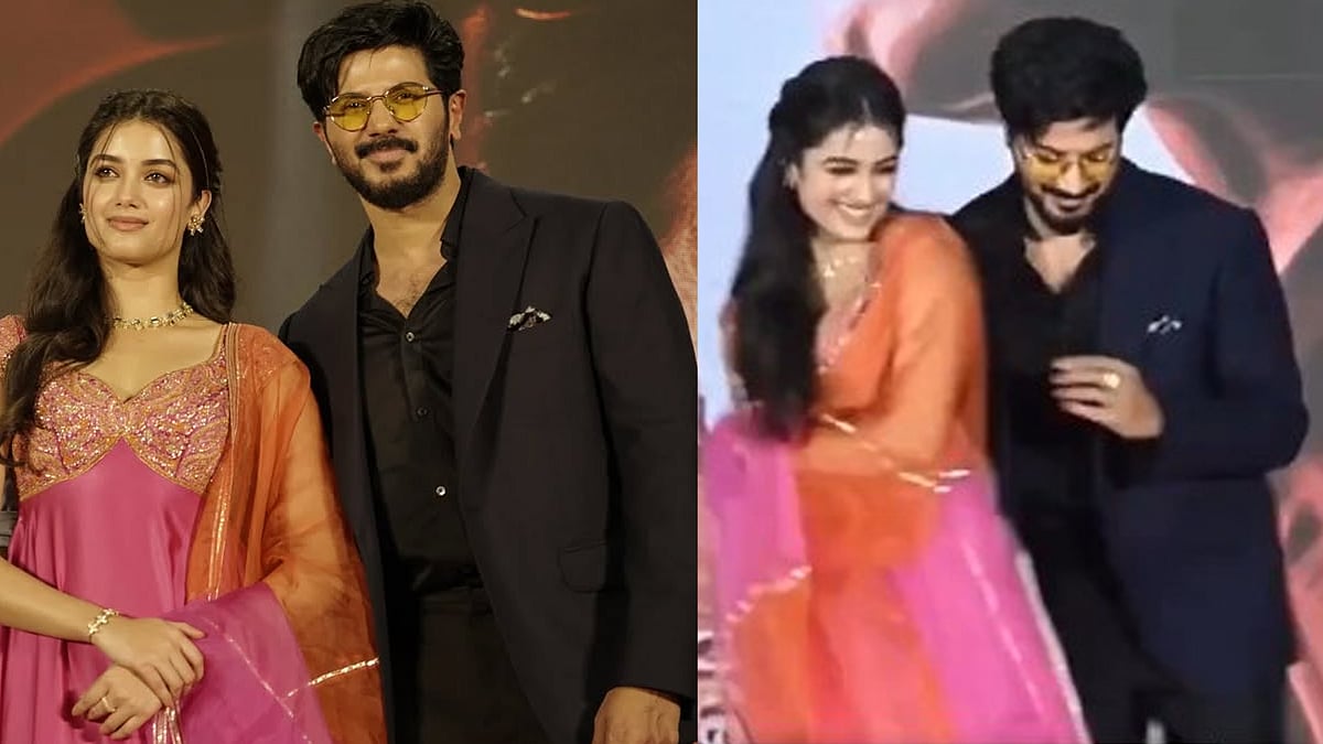 'കിളിയേ കിളിയേ...'; ഹിറ്റ് പാട്ടിന് ചുവടുവച്ച് ദുൽഖറും ഭാ​ഗ്യശ്രീയും, വൈറലായി വിഡിയോ