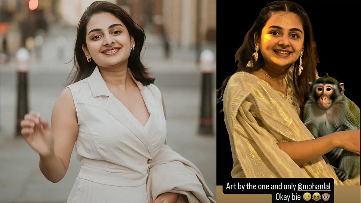 ജോർജ് കുട്ടിയുടെ ഓരോ തമാശയേ! എസ്തറിന്റെ ഫോട്ടോയിൽ കുരങ്ങനെ എഡിറ്റ് ചെയ്ത് വച്ച് മോഹൻലാൽ; ചിത്രങ്ങളുമായി നടി