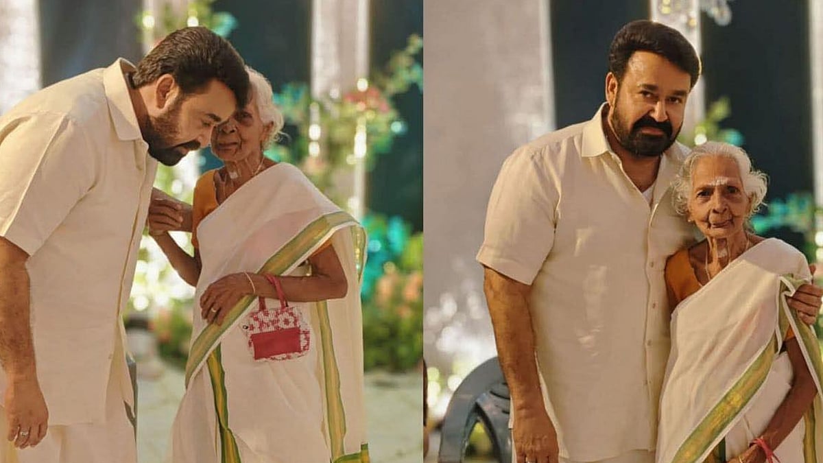 'തൊട്ടോട്ടേ' എന്ന് ലീലാമണിയമ്മ; ചേർത്ത് പിടിച്ച് വിശേഷങ്ങൾ തിരക്കി മോഹൻലാൽ, വൈറലായി ചിത്രങ്ങൾ