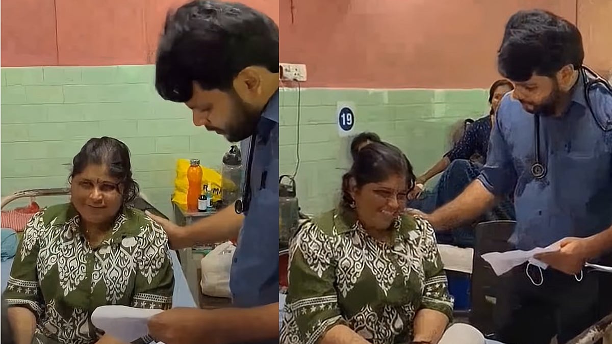 'മാണിക്യക്കല്ലാല്‍ മേഞ്ഞു മെനഞ്ഞേ....', പാട്ട് പാടി വൈറലായി ഡോക്ടറും രോഗിയും; കയ്യടിച്ച് സോഷ്യല്‍മീഡിയ