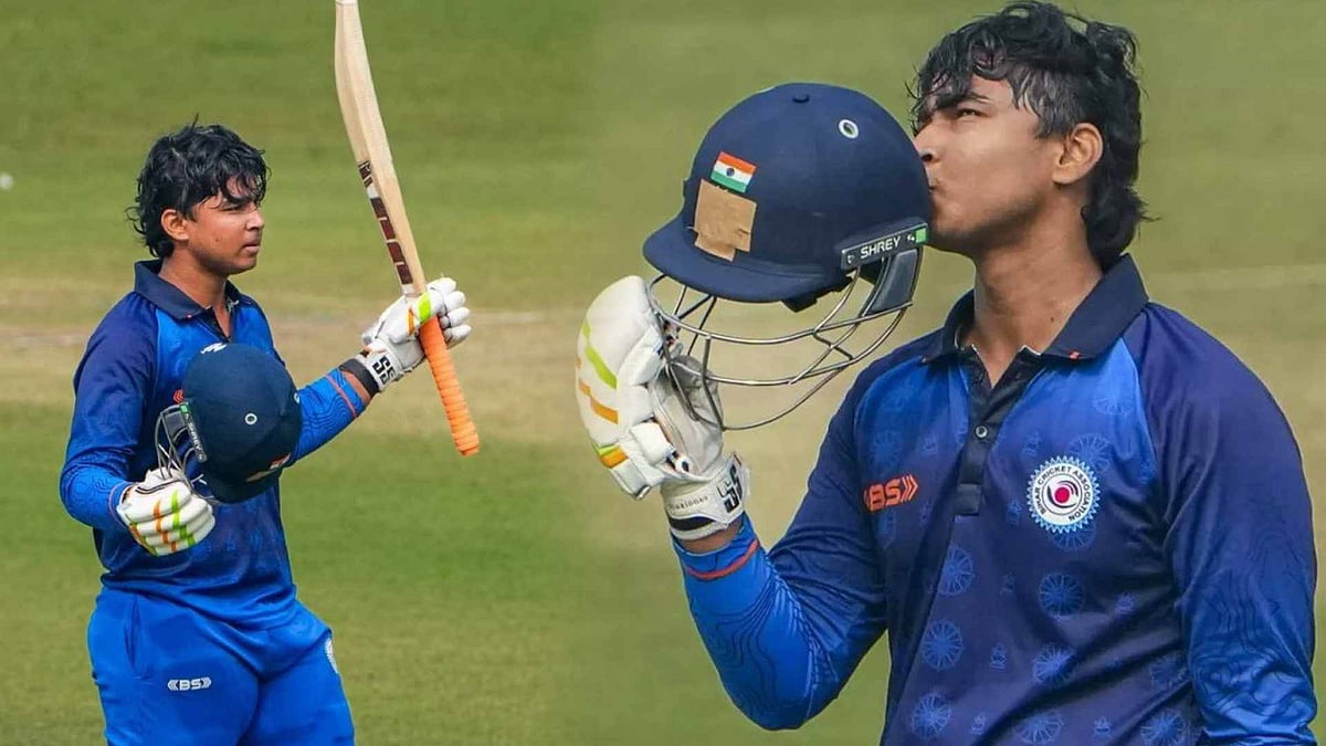 36 പന്തിൽ സെഞ്ച്വറി, 84 പന്തിൽ 190; മിന്നൽ വെടിക്കെട്ടുമായി വീണ്ടും വൈഭവ് സൂര്യവംശി