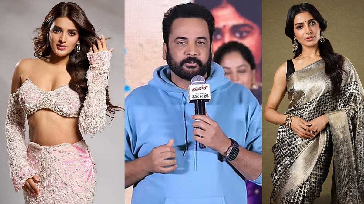 'നിധിയുടേത് ചെറിയ വസ്ത്രം, ഭാ​ഗ്യം കൊണ്ട് സാമന്ത സാരിയിലായിരുന്നു'; വീണ്ടും വിവാദത്തിൽ ശിവാജി, രൂക്ഷ മറുപടിയുമായി നടി 