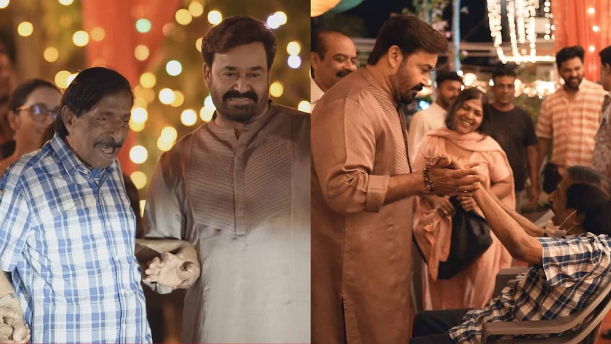 ഒരു നിമിഷം അവര്‍ ആ പഴയ ദാസനും വിജയനുമായി; ഹൃദയപൂര്‍വ്വം ശ്രീനിയെ സ്വീകരിച്ച് മോഹന്‍ലാലും സത്യനും; വിങ്ങലായി വിഡിയോ