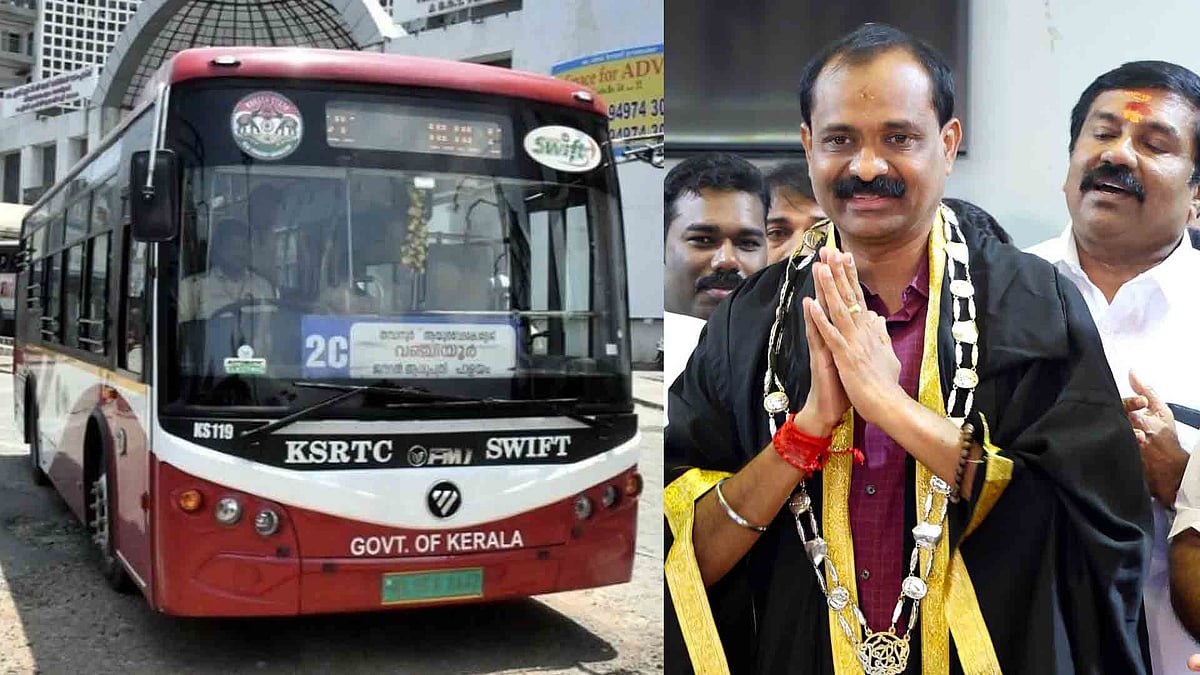 അടുത്ത പോര് ബസ്സിനെച്ചൊല്ലി, ഇ ബസ് നഗരത്തിനുള്ളില്‍  മതിയെന്ന് മേയര്‍, പറ്റില്ലെന്ന് കെഎസ്ആര്‍ടിസി