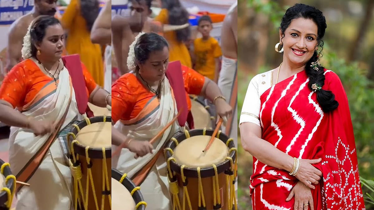 'എന്റെ മകൾ രേവതിയുടെ ചെണ്ട അരങ്ങേറ്റം'; വിഡിയോ പങ്കുവച്ച് നടി മേനക