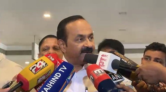 'ഞങ്ങളാരും അങ്ങനെ പറഞ്ഞിട്ടില്ല'; മാണി ഗ്രൂപ്പിന്‍റെ മുന്നണി മാറ്റത്തില്‍ വി ഡി സതീശന്‍