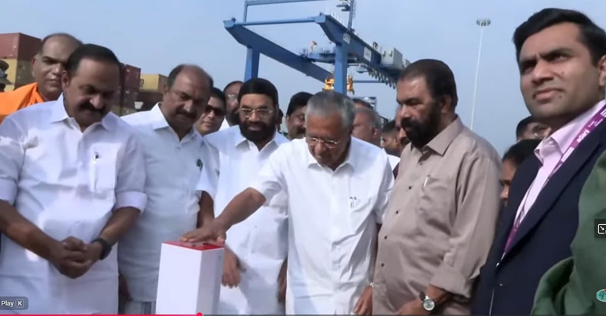 വികസന വഴിയില്‍ വിഴിഞ്ഞം; പൈലിങ്ങിന്റെ സ്വിച്ച്ഓണ്‍ നിര്‍വഹിച്ച് മുഖ്യമന്ത്രി, രണ്ടാംഘട്ട നിര്‍മാണത്തിന് തുടക്കം