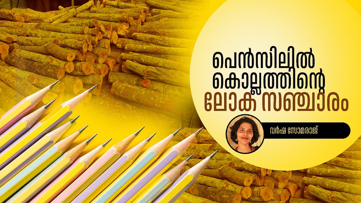 വട്ടമരത്തിൽ നിന്ന് ലോകബ്രാൻഡുകളിലേക്ക്; കൊല്ലം എഴുതുന്ന പെൻസിൽ യാത്ര
