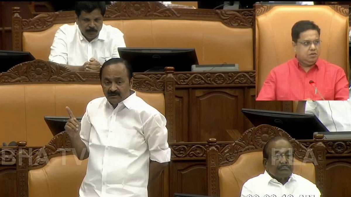 'കോപ്രായം' കാണിച്ചത് ഭരണപക്ഷമെന്ന് വിഡി സതീശന്‍, വടി കൊണ്ടു തല്ലിയ അംഗത്തിന്റെ പേരു പറയാന്‍ നിര്‍ബന്ധിതമാക്കരുതെന്ന് സ്പീക്കര്‍; സഭയില്‍ പോര്