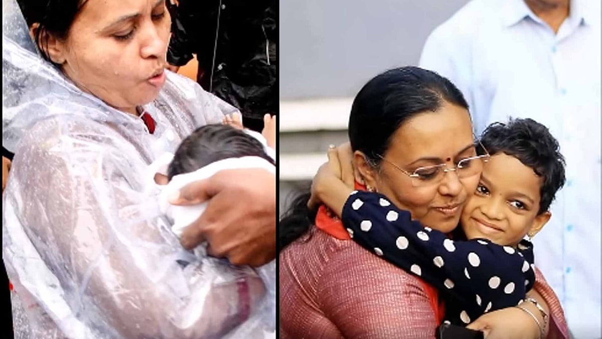 'ആ മഹാ പ്രളയകാലത്തെ കൈക്കുഞ്ഞ്...' മിത്രയെ ചേര്‍ത്തുപിടിച്ച് വീണാ ജോര്‍ജ്