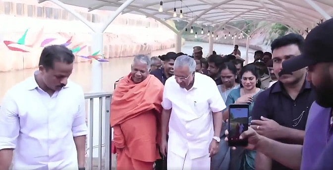 ആക്കുളം ചേറ്റുവ ജലപാത തുറന്നു; ചിലക്കൂര്‍ ടണലിലൂടെ ബോട്ട് യാത്ര നടത്തി മുഖ്യമന്ത്രി