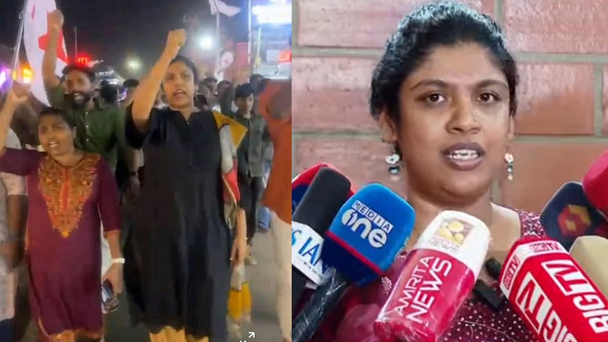 'അതു വൈകാരിക പ്രതിഷേധം, മുദ്രാവാക്യം ഏറ്റുവിളിക്കുക മാത്രമാണ് ചെയ്തത്'; അസഭ്യം പറഞ്ഞെന്ന ആക്ഷേപത്തില്‍ ചിന്ത