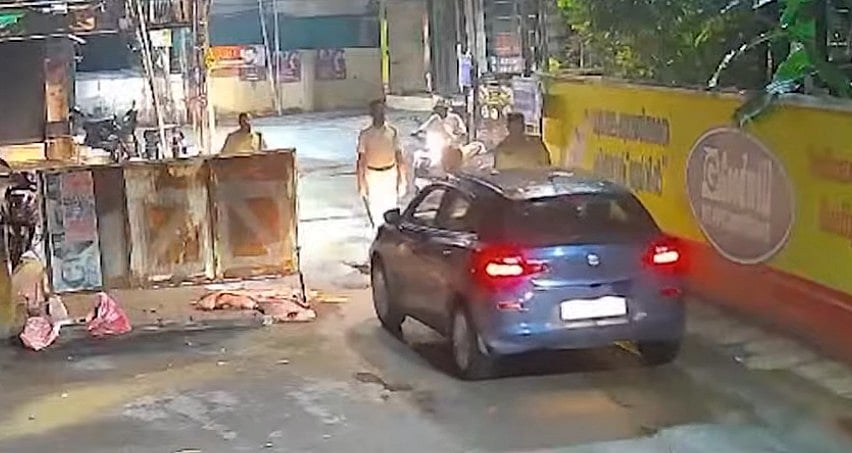 കൊച്ചിയില്‍ വാഹന പരിശോധനയ്ക്കിടെ പൊലീസുകാരനെ കാര്‍ ഇടിച്ചു തെറിപ്പിച്ചു; ബോണറ്റില്‍ കിടത്തി 20 മീറ്ററോളം പാഞ്ഞു; പ്രതികളെ കണ്ടെത്താനായില്ല