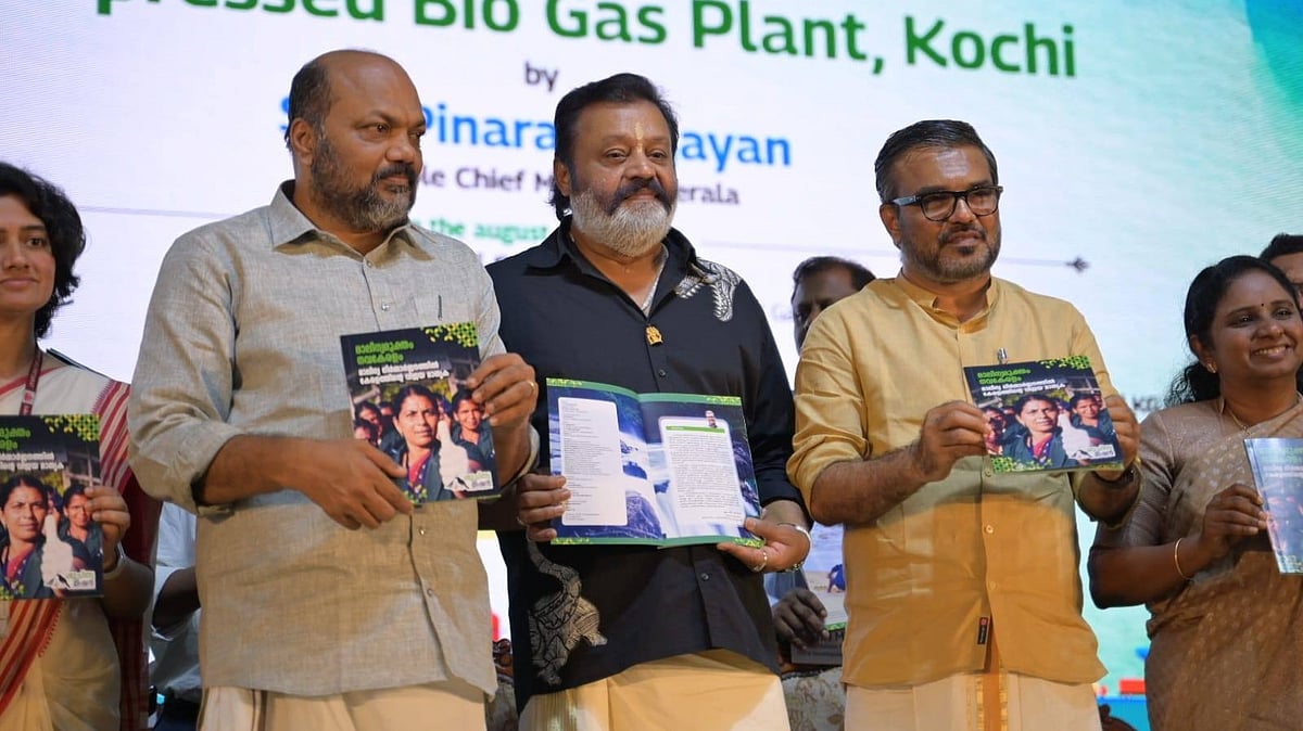 മോദിക്കും അമിത്ഷായ്ക്കും വേണ്ടി കയ്യടിക്കണമെന്ന് സുരേഷ് ഗോപി; കയ്യടി ചോദിച്ച് വാങ്ങേണ്ടി വരാറില്ലെന്ന് എംബി രാജേഷ്