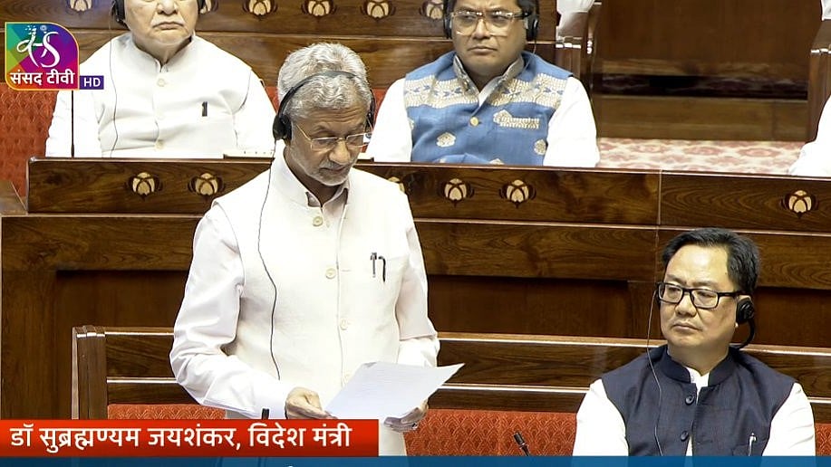 ഇന്ത്യക്കാരുടെ സുരക്ഷ ഉറപ്പാക്കും, കുടുങ്ങിക്കിടക്കുന്നവരെ തിരിച്ചെത്തിച്ചു തുടങ്ങി; കേന്ദ്രമന്ത്രി ജയ്ശങ്കര്‍ രാജ്യസഭയില്‍