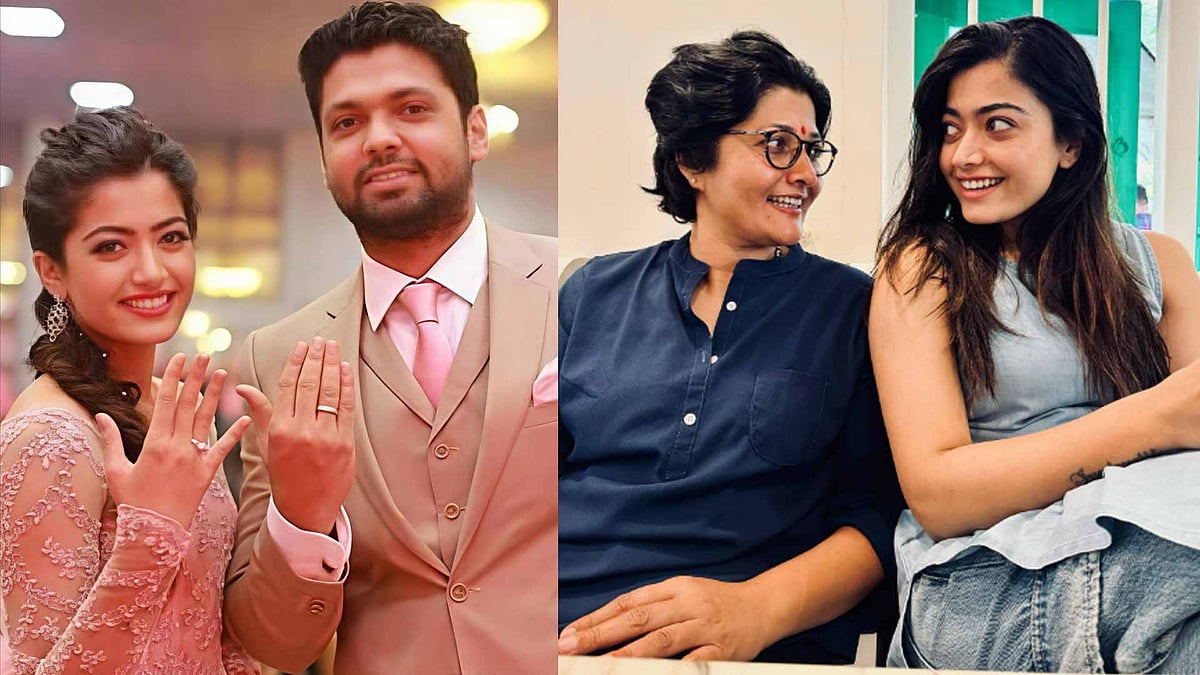 'ലിപ് ലോക്ക് രംഗം പ്രശ്‌നമായി, സിനിമ ഉപേക്ഷിക്കാന്‍ രക്ഷിതും കുടുംബവും നിര്‍ബന്ധിച്ചു'; രശ്മികയുടെ അമ്മയുടെ ഓഡിയോ പുറത്ത് 