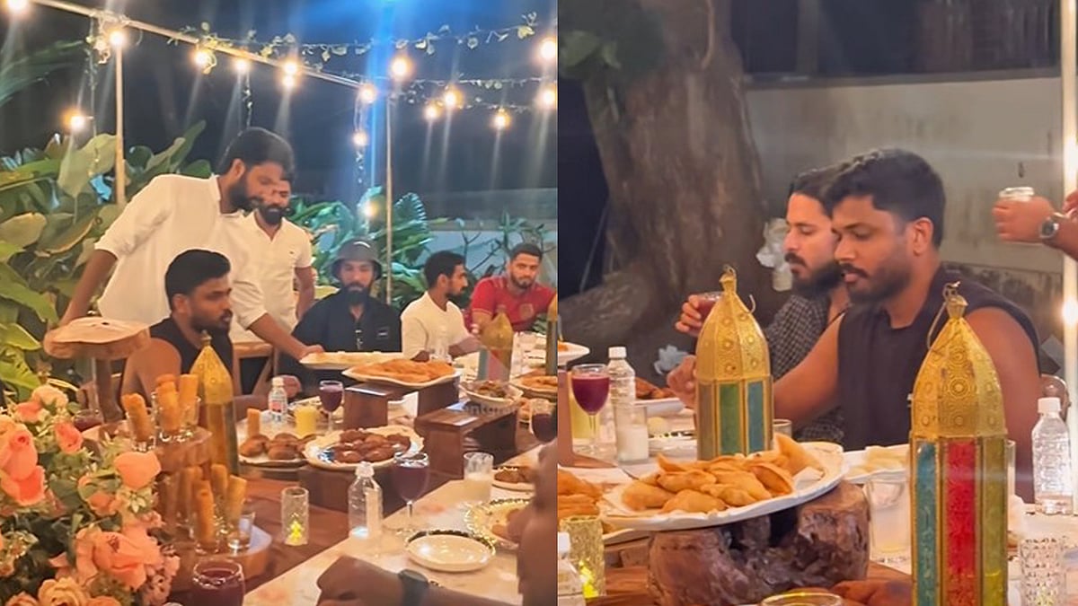 കോഴിക്കോട് സുഹൃത്തുക്കള്‍ക്കൊപ്പം ഭക്ഷണം കഴിച്ചും ക്രിക്കറ്റ് കളിച്ചും സഞ്ജു, വിഡിയോ 