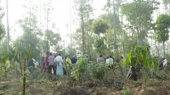 കര്‍ഷകനെ കൊലപ്പെടുത്തിയ കാട്ടാനയെ പിടികൂടാനുള്ള ദൗത്യം തുടങ്ങി;  മയക്കുവെടി വച്ചു
