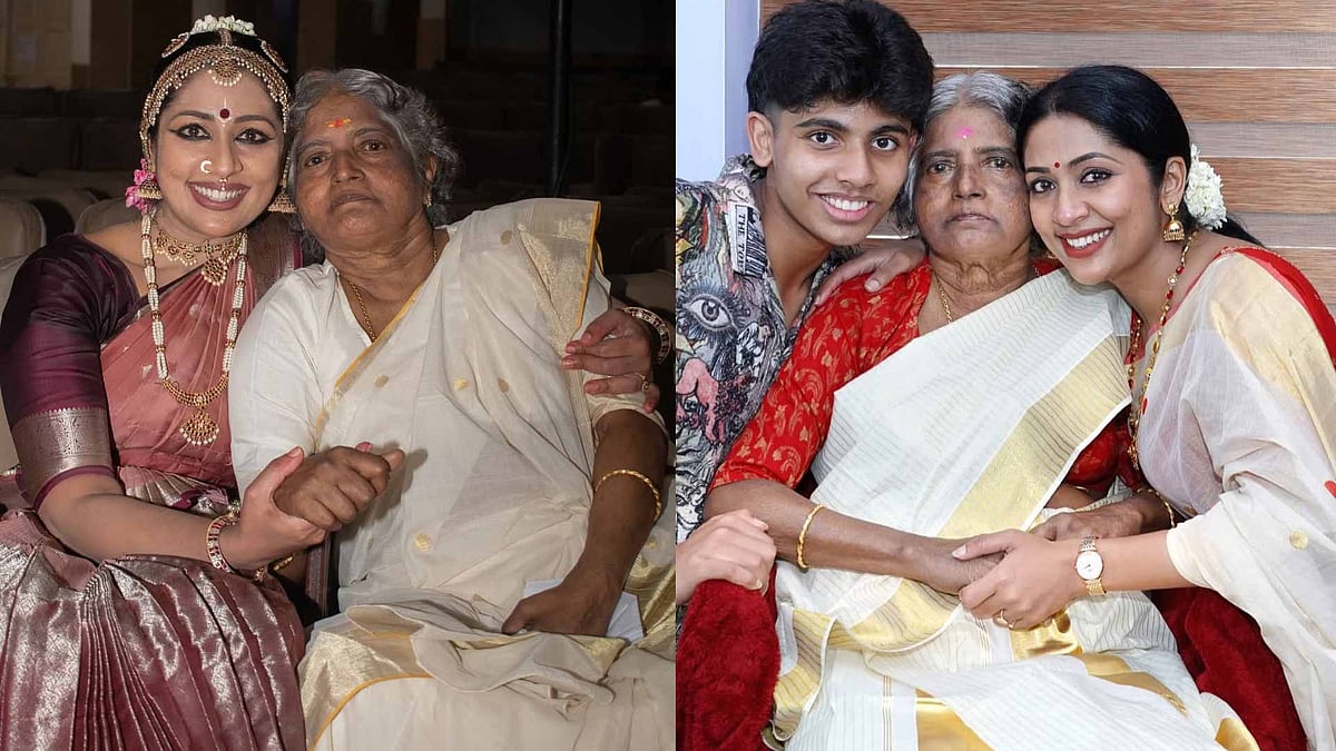 'മക്കളേ... ആ വിളി കാതുകളില്‍ മുഴങ്ങുന്നു, വിളക്ക് അണഞ്ഞു'; ഭര്‍തൃമാതാവിന്റെ വേര്‍പാടില്‍ വിങ്ങി നവ്യ നായര്‍

