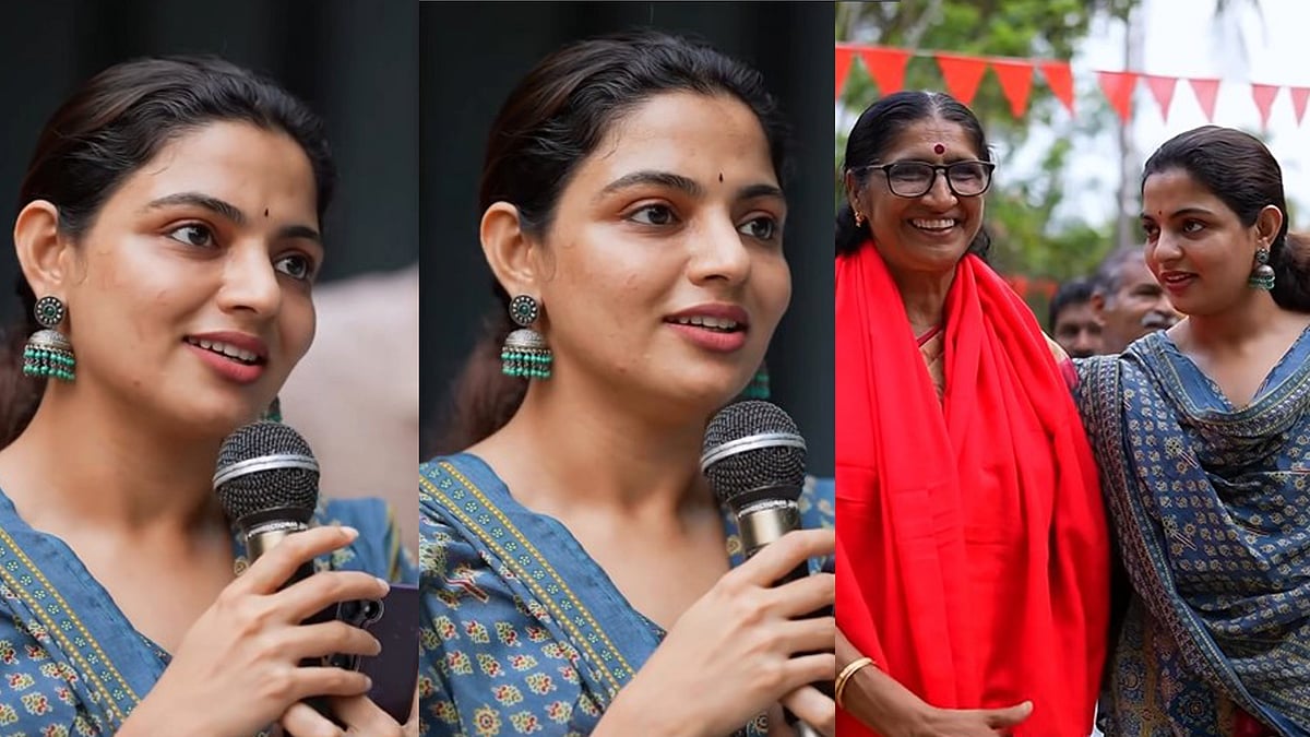 'ചെറുപ്പം മുതലേ പരിചയമുള്ള ആളാണ്'; ശ്യാമള ടീച്ചർക്കായി പ്രചാരണത്തിനിറങ്ങി നിഖില വിമൽ