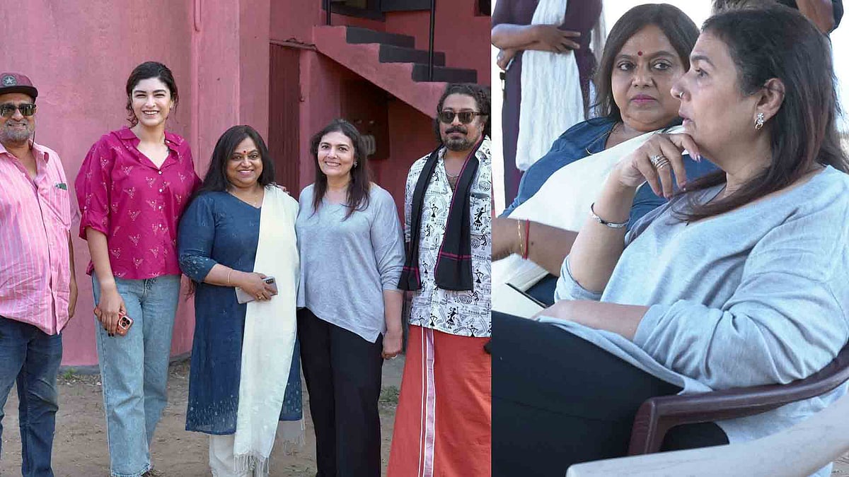 ഉറ്റമിത്രത്തെ കാണാൻ ഓടിയെത്തി സുചിത്ര മോഹൻലാൽ; 'ആരംഭം' സെറ്റിൽ സർപ്രൈസ് വിസിറ്റ്!