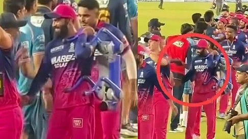 'എടാ, എന്നെ വിടടാ'; റോബോട്ട് ഡോഗിനെ തൂക്കിയെടുത്ത് ജഡേജ, തോളിലിട്ട് ഡ്രസിങ് റൂമിലേക്ക് മടക്കം (വിഡിയോ) 