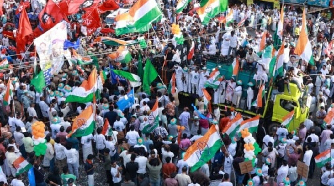 കൊട്ടിക്കലാശത്തിനിടെ വ്യാപക അക്രമം; പറവൂരില്‍ കോണ്‍ഗ്രസ് പ്രവര്‍ത്തകന്‍ കുഴഞ്ഞുവീണു മരിച്ചു, കാര്‍ ഇടിച്ച് കായിക താരങ്ങള്‍ക്ക് പരിക്ക് 