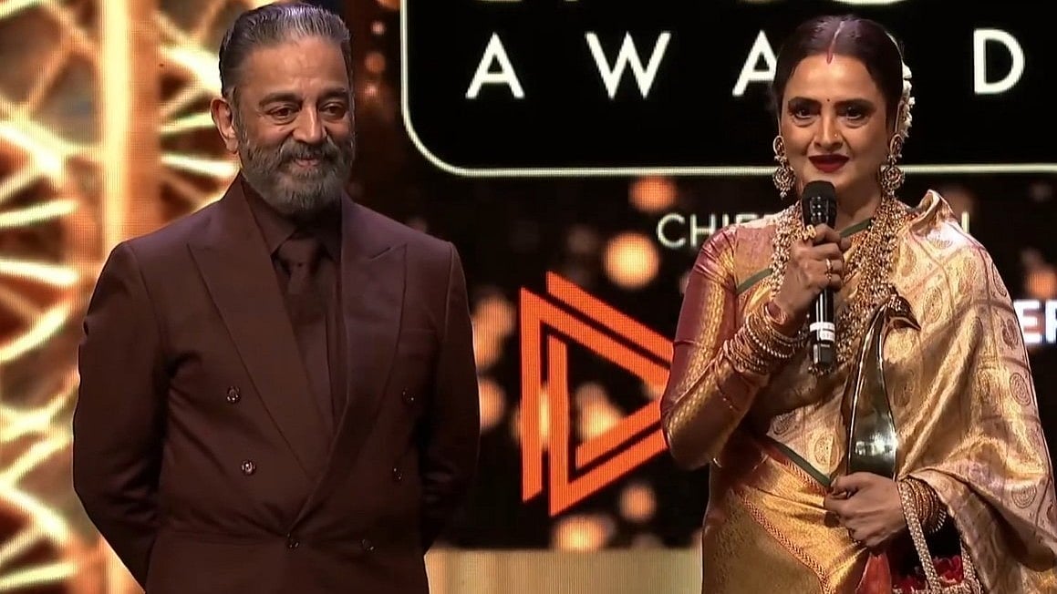 'എനിക്ക് നിങ്ങളെ 'അബു' എന്ന് വിളിക്കാമോ ?'; 'ഇതിനായി 50 വർഷമാണ് കാത്തിരുന്നതെ'ന്ന് കമൽ ഹാസനോട് രേഖ